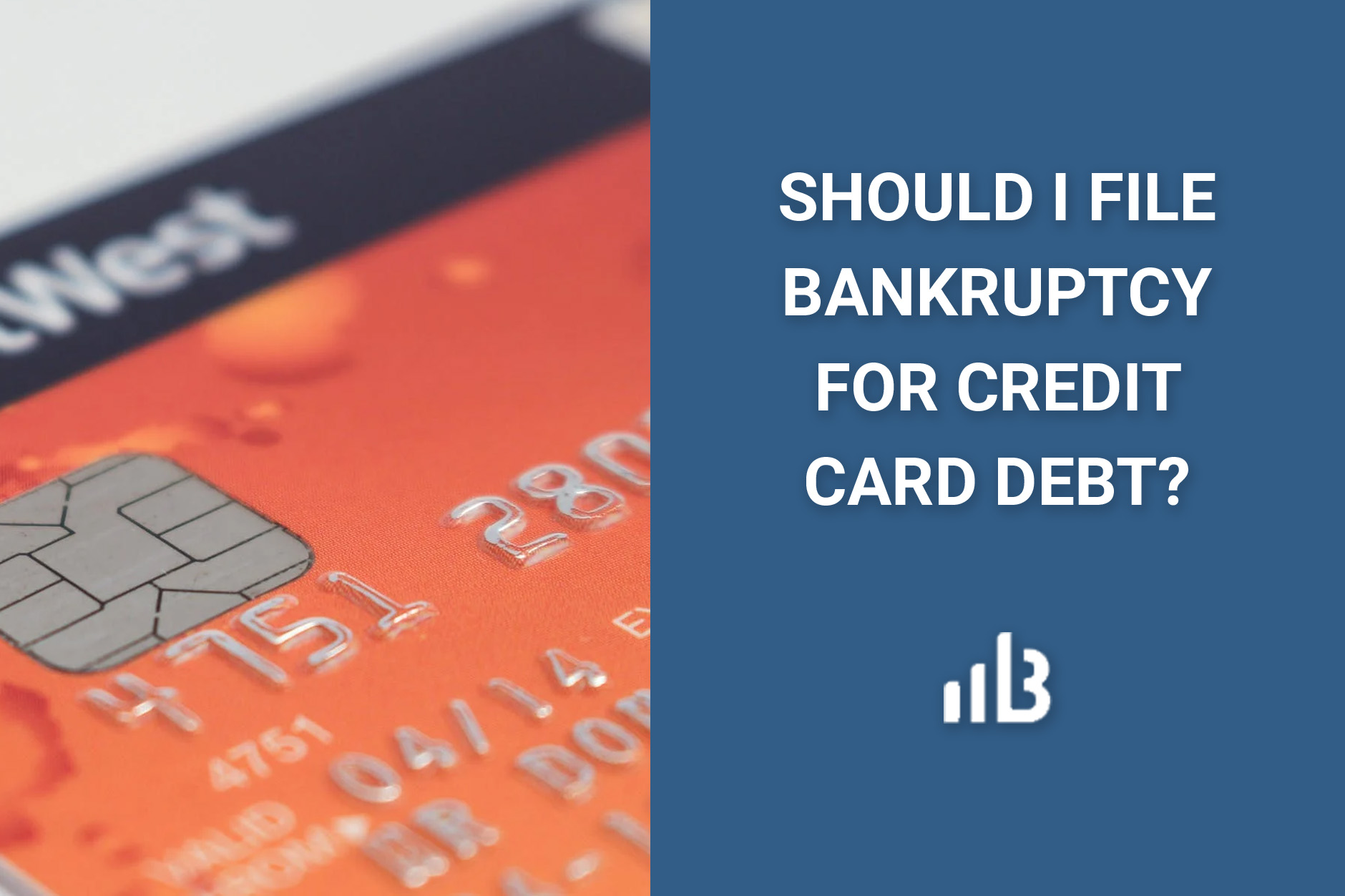 Bankruptcy For Credit Card Debt
